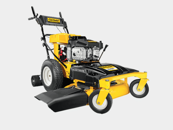 Patient walk behind mower