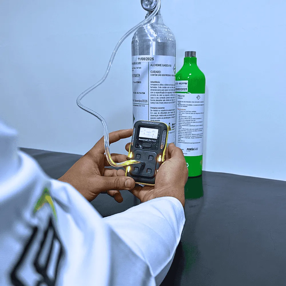calibração de detector de gases rj
